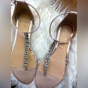 Dafina sandals by Badgley Mischa- blush color